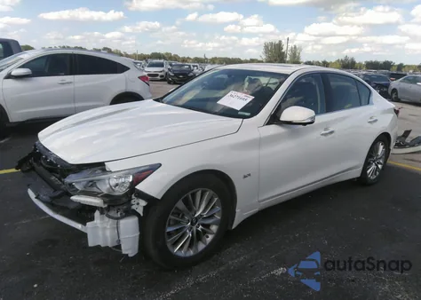 2020 Infiniti Q50 Luxe z USA, uszkodzony, nr VIN JN1EV7AP8LM207649